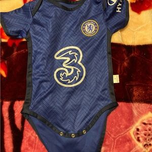 9 month Chelsea baby onesie